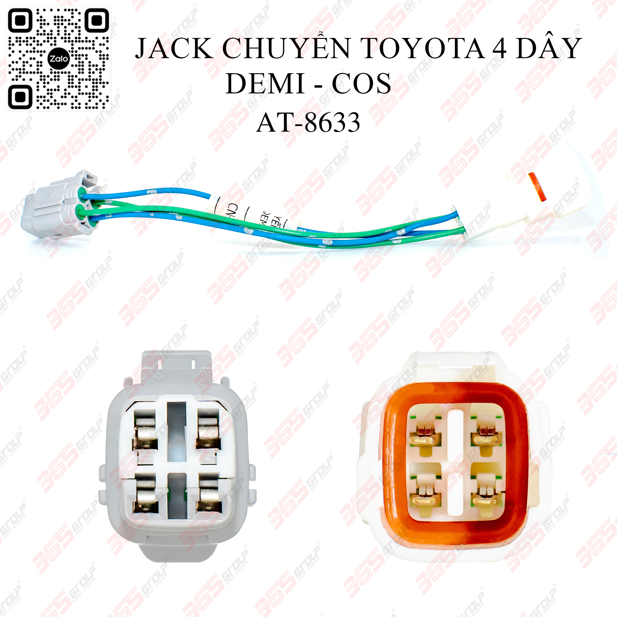 JACK CHUYỂN TOYOTA 4 DÂY DEMI COS